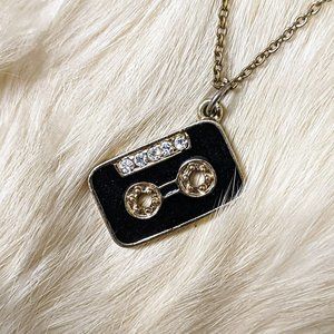 Retro Cassette Tape Pendant Necklace